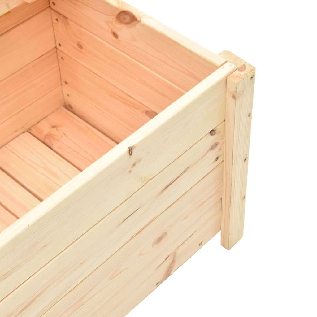 Banco de almacenamiento madera maciza de pino 120 cm