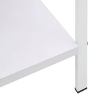 Estantería de 3 niveles madera ingeniería blanco 60x27,6x90,5cm
