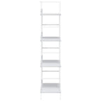 Estantería 4 niveles madera ingeniería blanco 60x27,6x124,5 cm