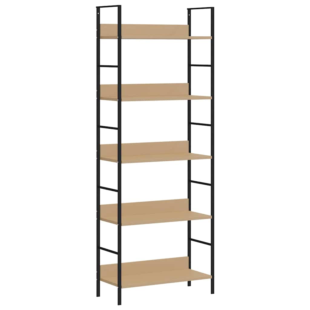 Estantería 5 niveles madera ingeniería blanco 60x27,6x158,5 cm