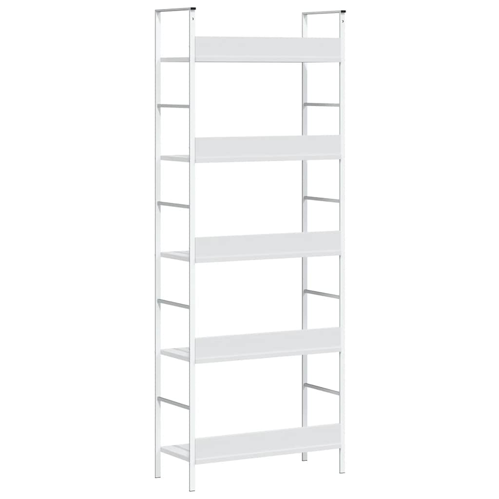 Estantería 5 niveles madera ingeniería blanco 60x27,6x158,5 cm