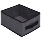 Armario de almacenaje con 6 cajones acero gris 55x29x55 cm