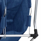Separador de colada con 3 bolsas acero azul
