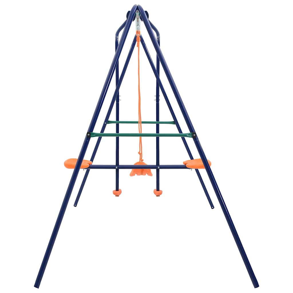 Juego de columpios con 3 asientos acero