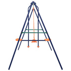 Juego de columpios con 3 asientos acero