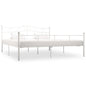 Estrutura de cama de dossel metálica branca 100x200 cm