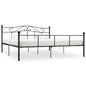 Estrutura de cama de dossel metálica branca 100x200 cm