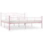 Estrutura de cama de dossel metálica branca 100x200 cm