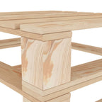 Juego de muebles de palés para jardín 6 piezas de madera
