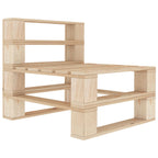 Juego de muebles de palés para jardín 6 piezas de madera