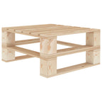 Juego de muebles de palés para jardín 6 piezas de madera