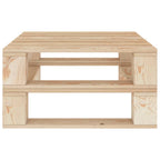 Juego de muebles de palés para jardín 6 piezas de madera
