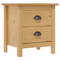 Mesita de noche Hill madera maciza de pino 46x35x49,5 cm
