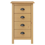 Mesita de noche Hill madera maciza de pino 46x35x49,5 cm