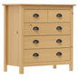 Mesita de noche Hill madera maciza de pino 46x35x49,5 cm