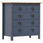 Mesita de noche Hill madera maciza de pino 46x35x49,5 cm