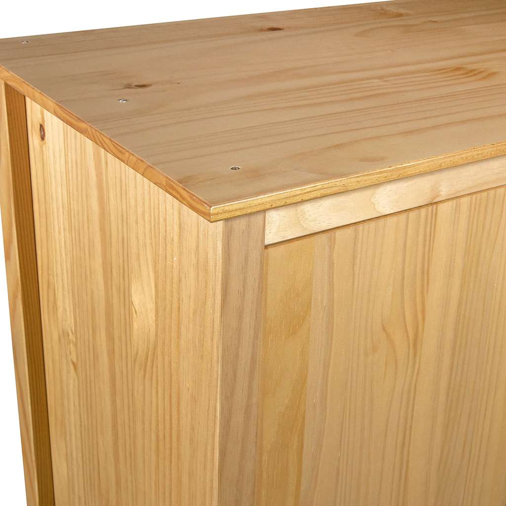 Armario de 2 puertas Hill madera maciza pino 89x50x170cm