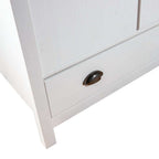 Armario de 2 puertas Hill madera maciza pino blanco 89x50x170cm