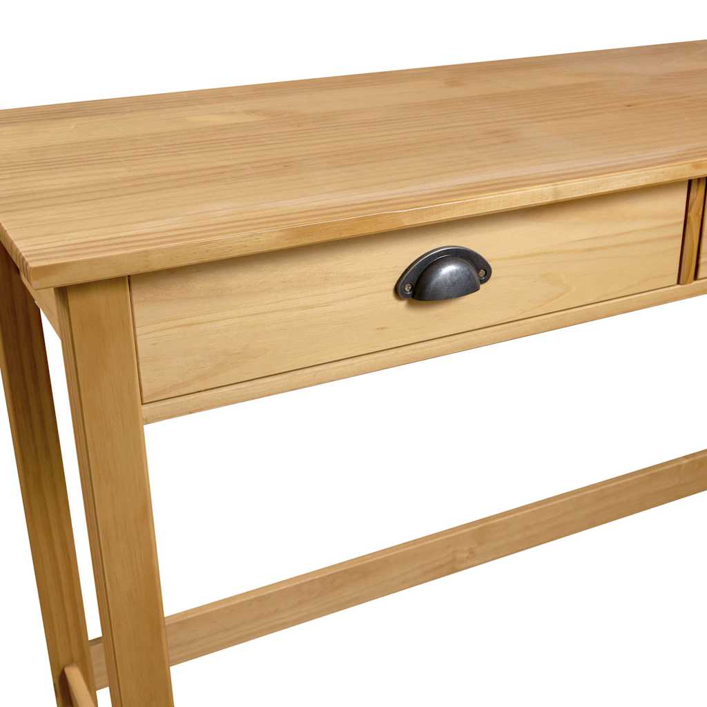 Mesa consola Hill con 2 cajones madera pino 110x45x74 cm