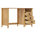 Escritorio Hill con 3 cajones madera de pino 120x50x74 cm