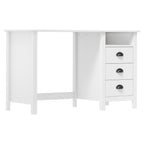 Escritorio Hill con 3 cajones madera de pino 120x50x74 cm