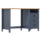 Escritorio Hill con 3 cajones madera de pino 120x50x74 cm