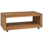 Solid teak coffee table 110x60x40 cm