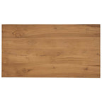 Mesa de centro de madera maciza de teca 110x60x40 cm
