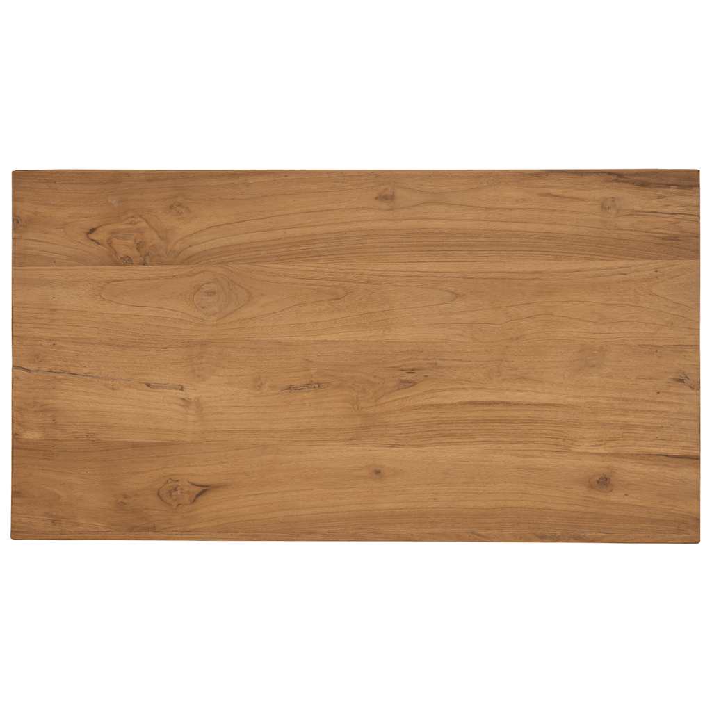 Mesa de centro de madera maciza de teca 110x60x40 cm