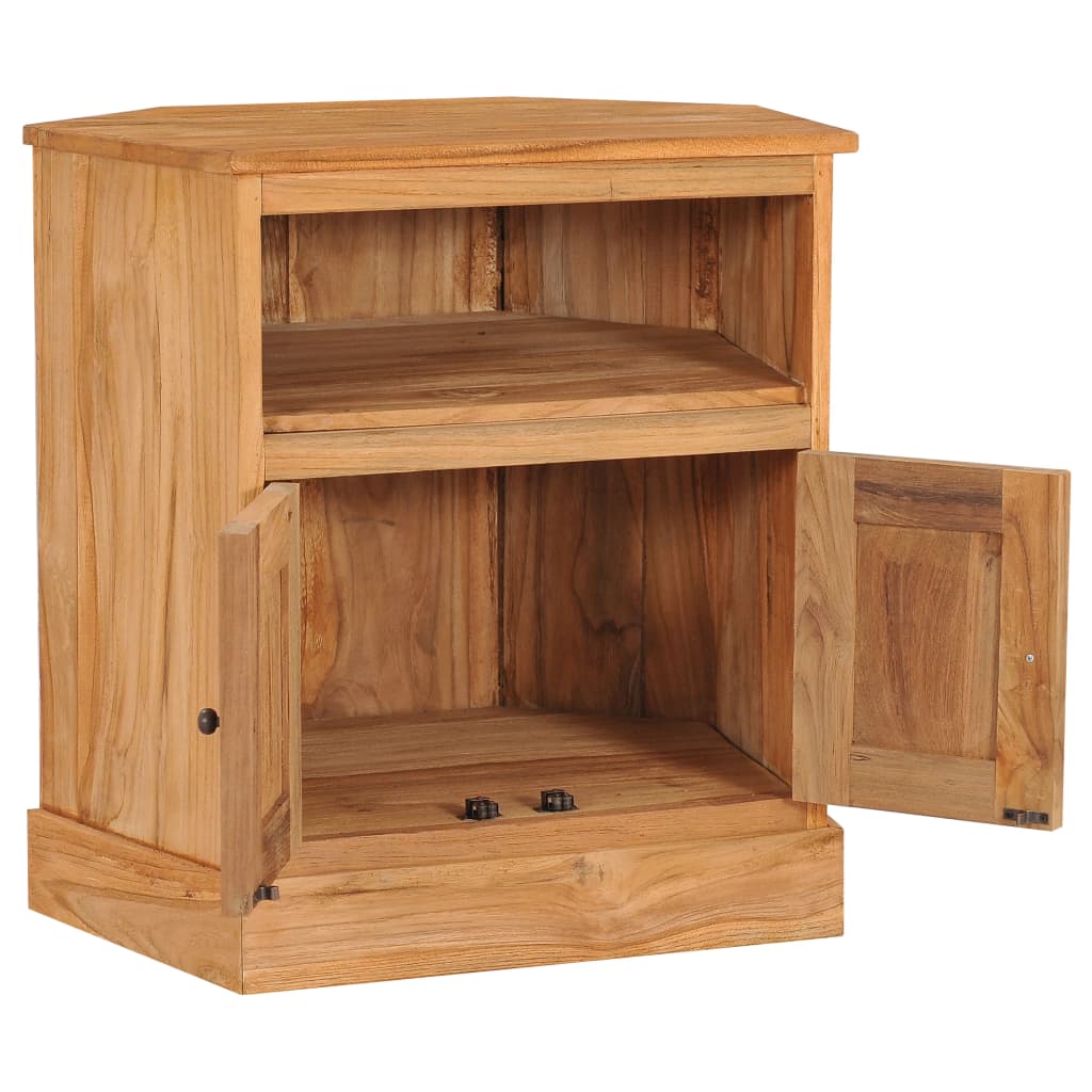 Aparador de madera maciza de teca 60x45x60 cm