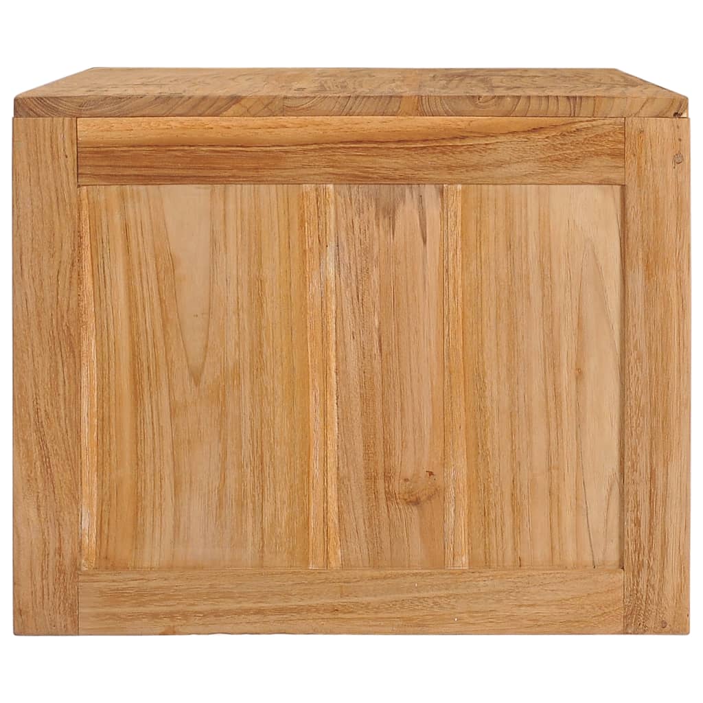 Mesa de centro de madera maciza de teca 90x50x40 cm