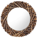Espejo de pared madera de teca maciza 50x70 cm