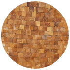 Mesa de centro de madera maciza de teca 60x60x35 cm