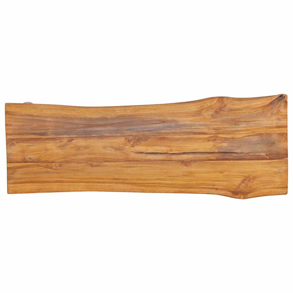 Banco de jardín de madera maciza de teca 120 cm