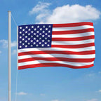 Bandera de Estados Unidos y mástil de aluminio 6,2 m