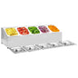 Soporte bandeja Gastronorm con 4 bandejas 1/6 acero inoxidable