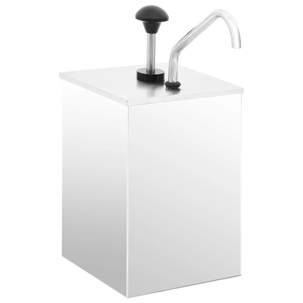 Stainless steel sauce dispenser 2 x 3.5 L