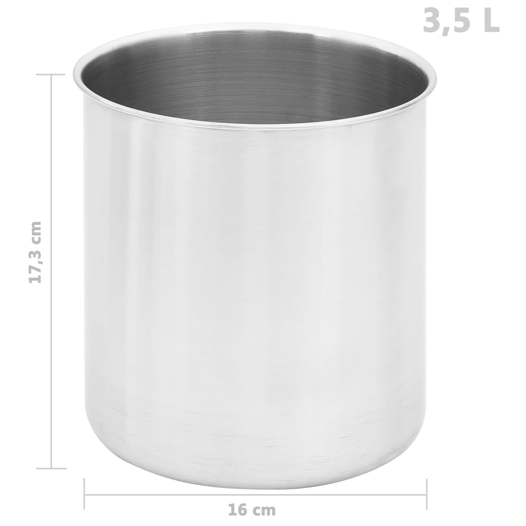 Dispensador de salsa de acero inoxidable 2 x 3,5 L