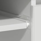 Escritorio de madera contrachapada blanco 90x45x76 cm