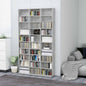 Armario para CDs madera contrachapada blanco 100x23x89,5 cm
