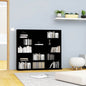 Armario para CDs madera contrachapada blanco 100x23x89,5 cm