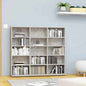 Armario para CDs madera contrachapada blanco 100x23x89,5 cm