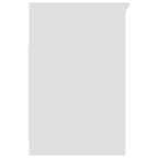 Cajonera de madera contrachapada blanco 40x50x76 cm