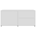 Mueble para TV madera contrachapada blanco 80x34x36 cm