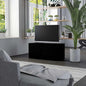 Mueble para TV madera contrachapada blanco 80x34x36 cm