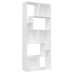 Estantería librería madera contrachapada blanco 67x24x161 cm