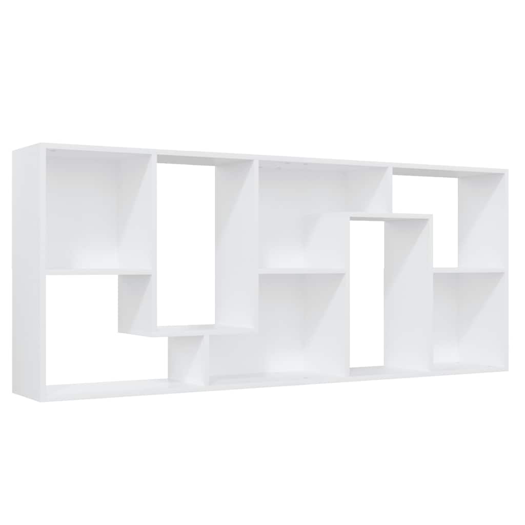 Estantería librería madera contrachapada blanco 67x24x161 cm