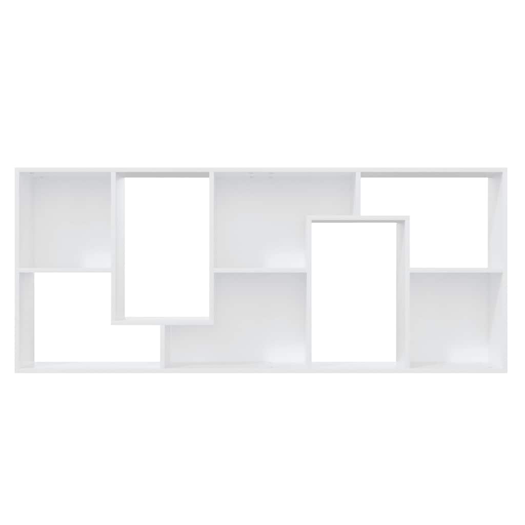Estantería librería madera contrachapada blanco 67x24x161 cm