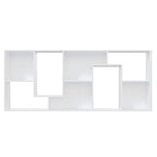 Estantería librería madera contrachapada blanco 67x24x161 cm