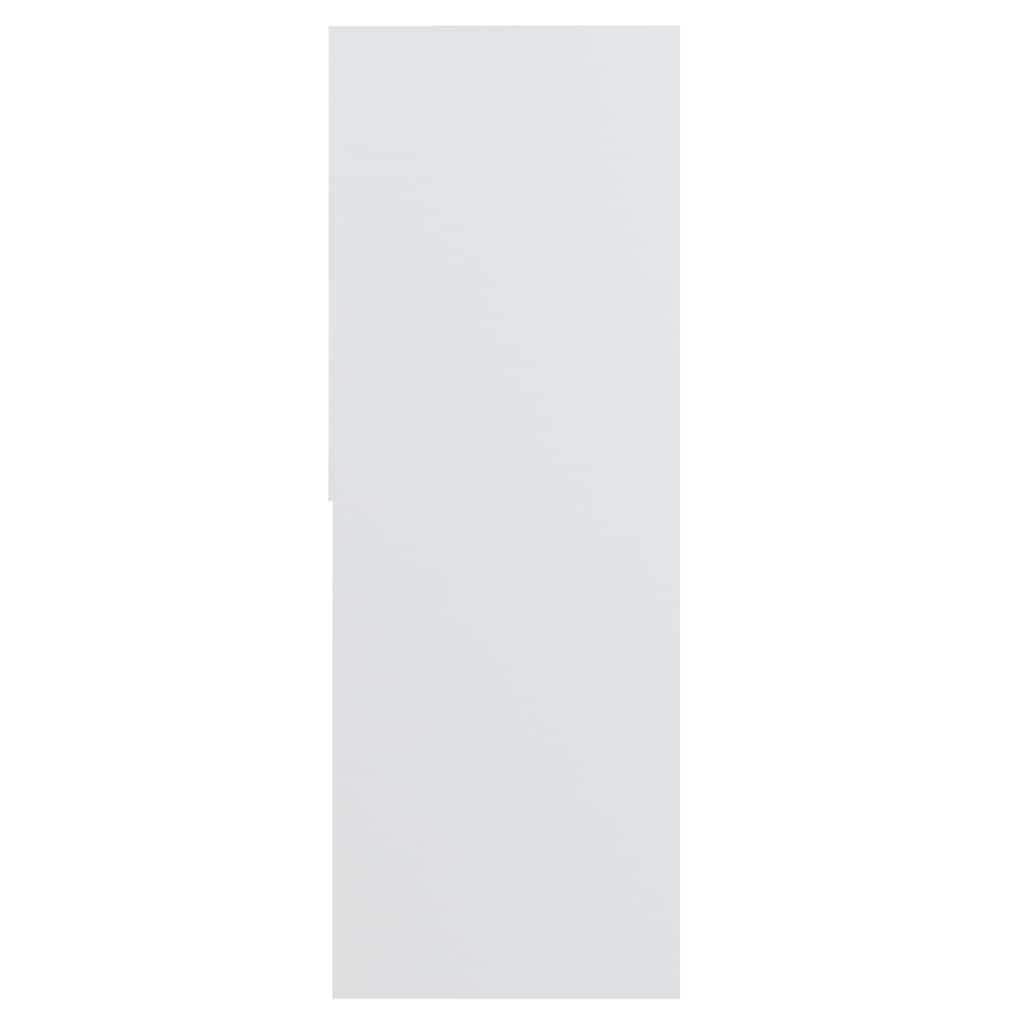 Estantería librería madera contrachapada blanco 67x24x161 cm